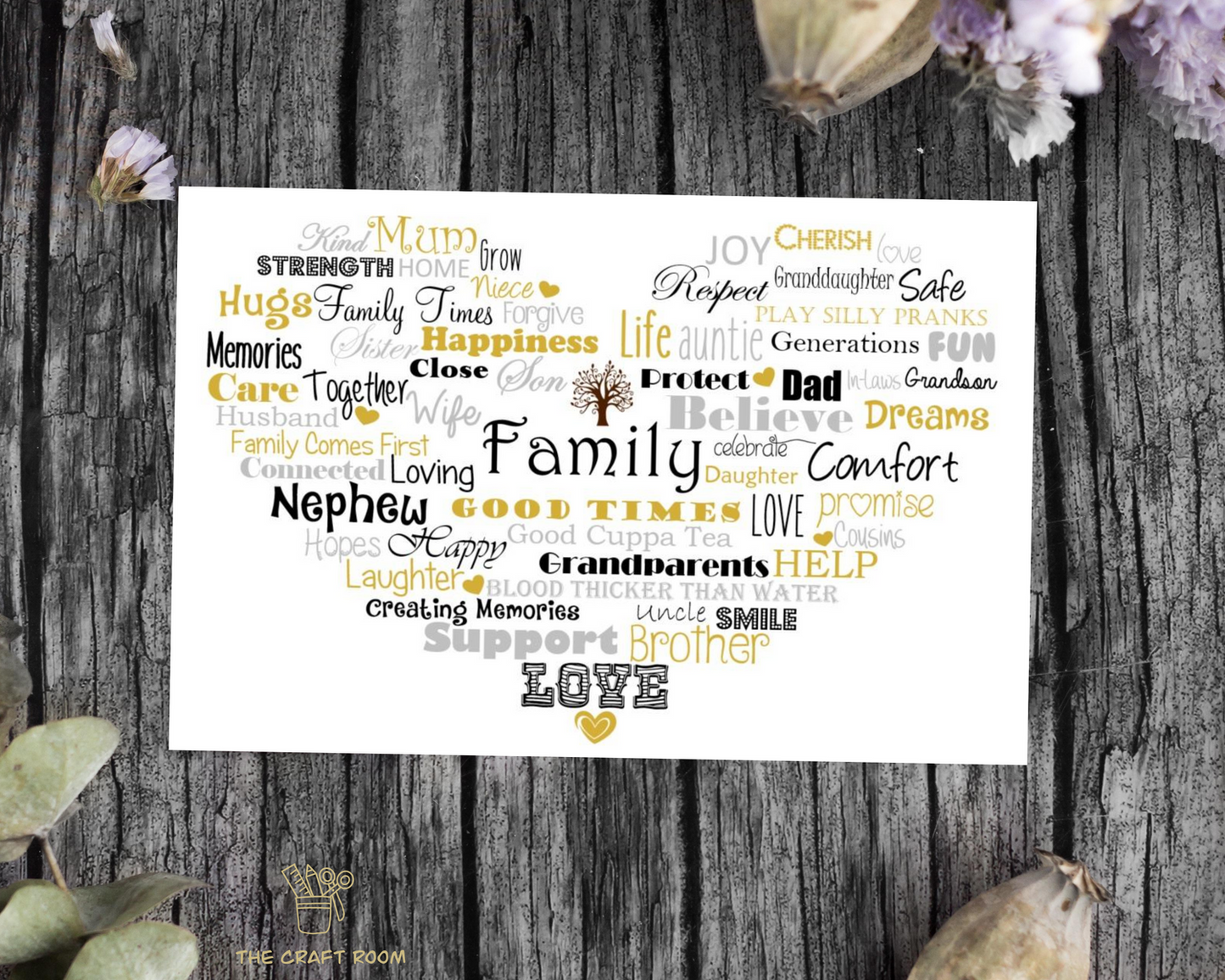 Personalised Word Art Print