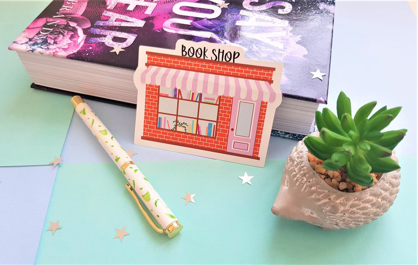 Book Shop Vinyl Sticker