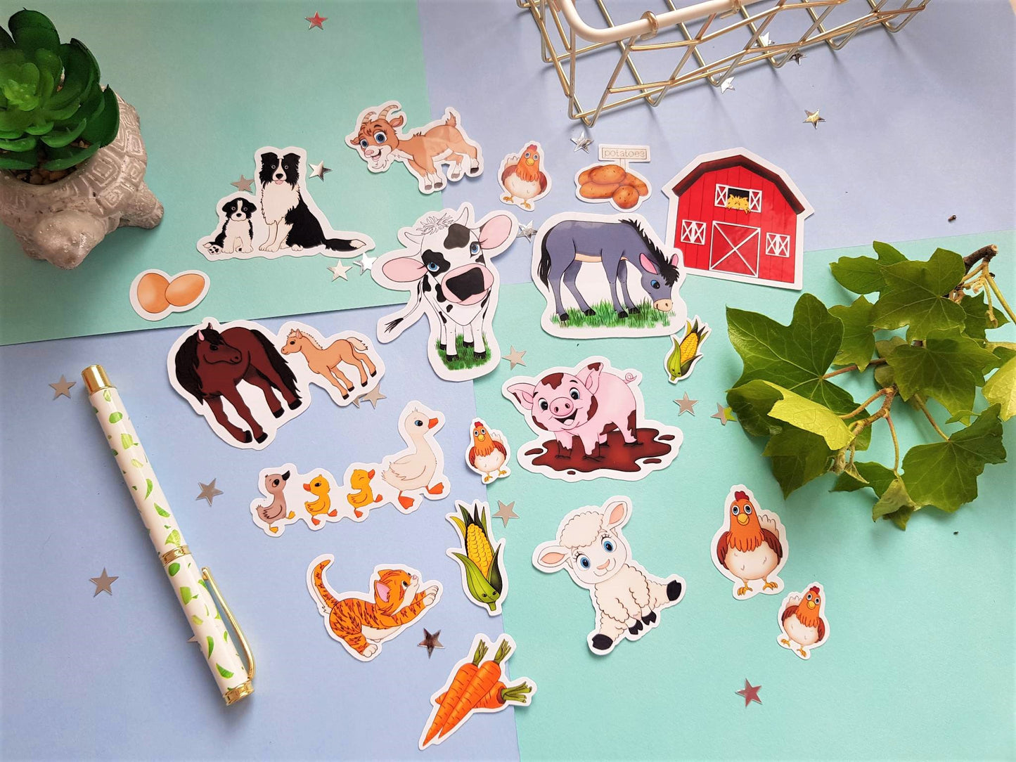 Farm Friends Sticker Pack