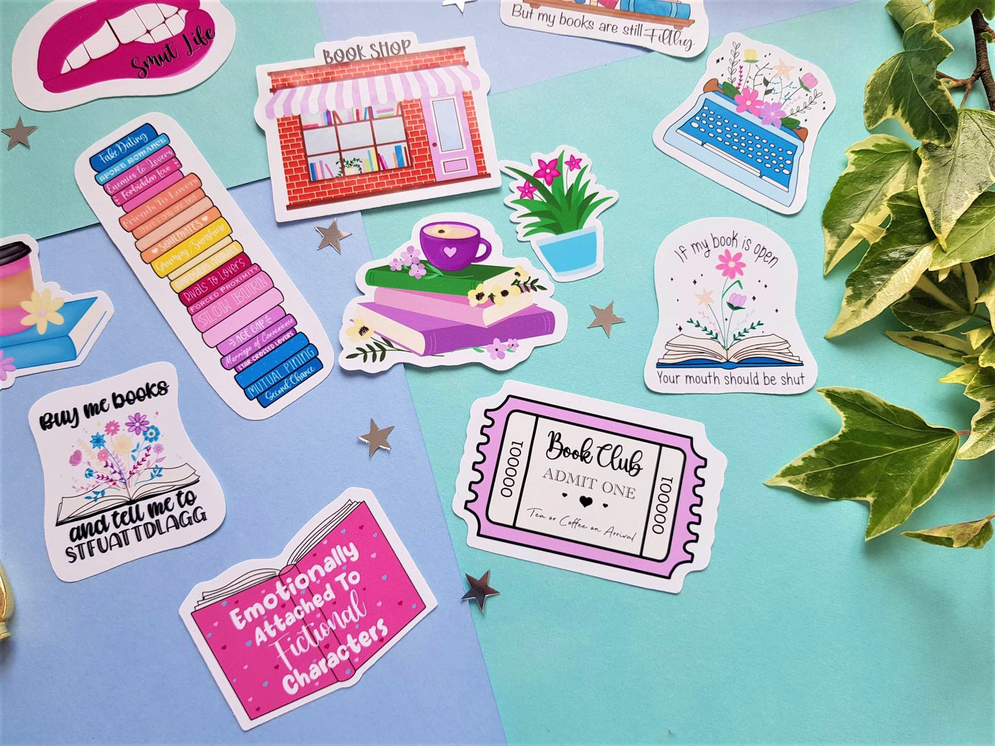 Bookish Smut Sticker Pack