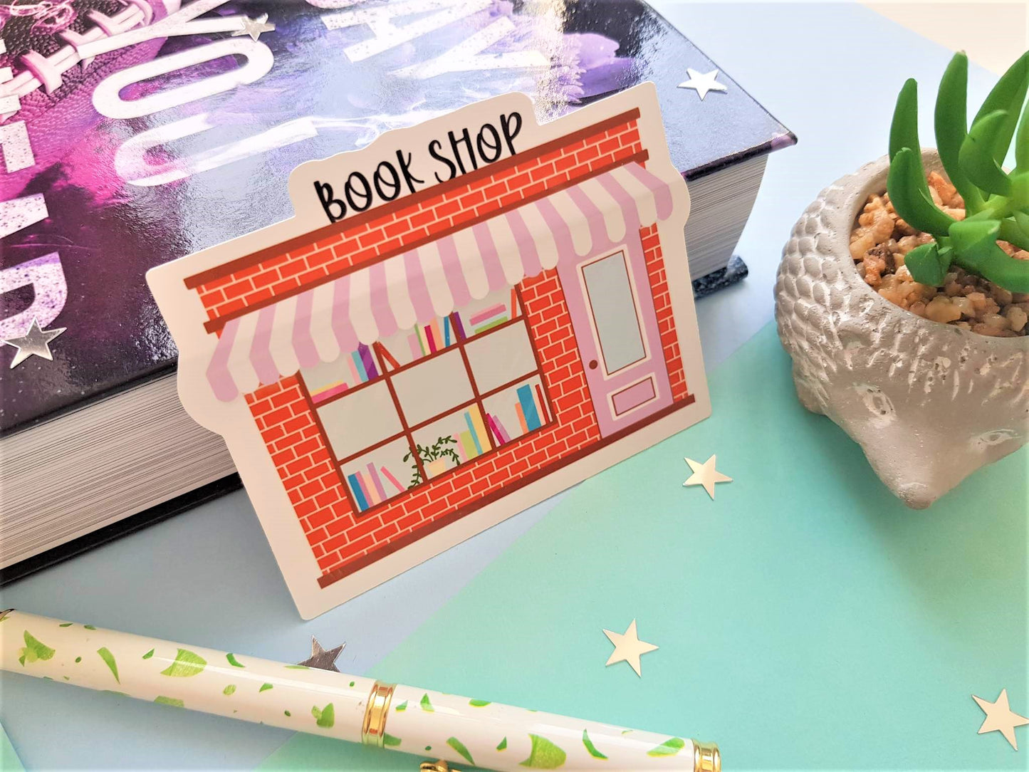 Book Shop Vinyl Sticker