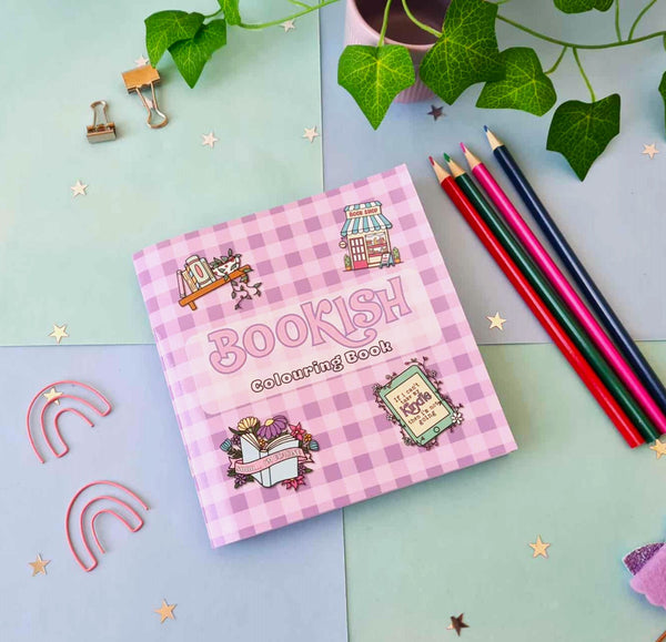 Bookish Colouring Book