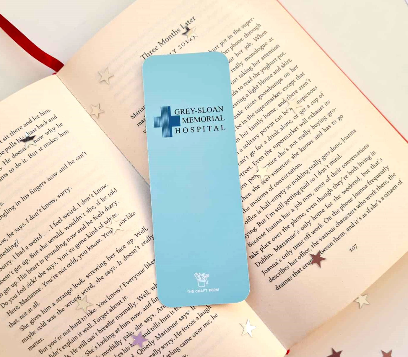 Greys Anatomy Themed Bookmark