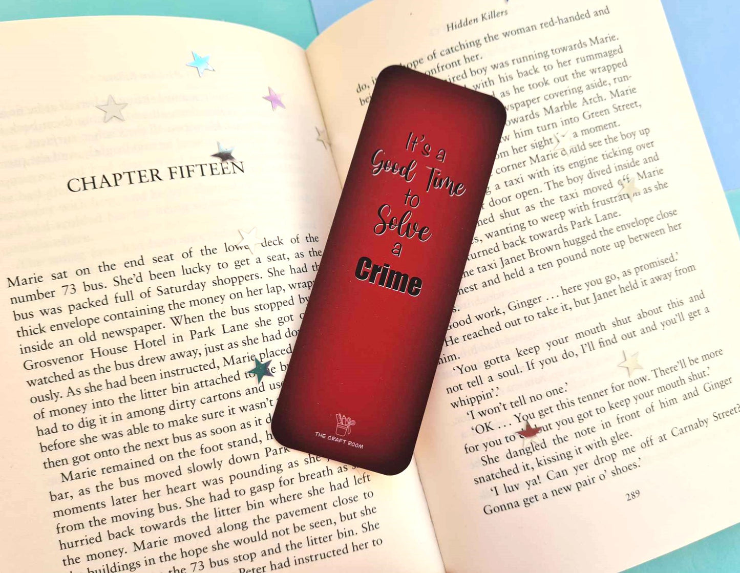 Solve a Crime Bookmark
