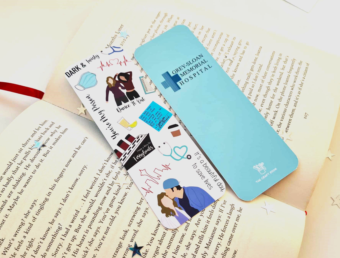 Greys Anatomy Themed Bookmark