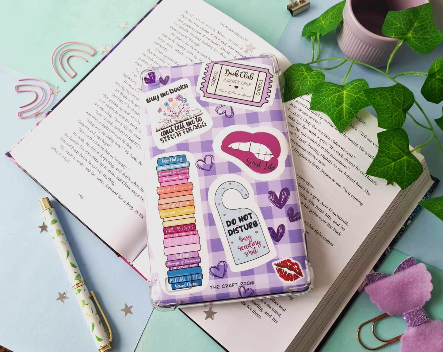 Smut Stickers Kindle Insert