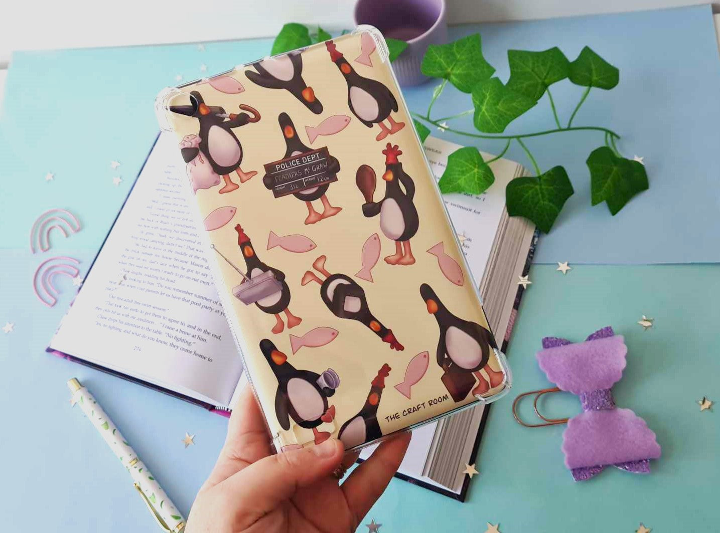 Evil Penguin Feathers Kindle Insert
