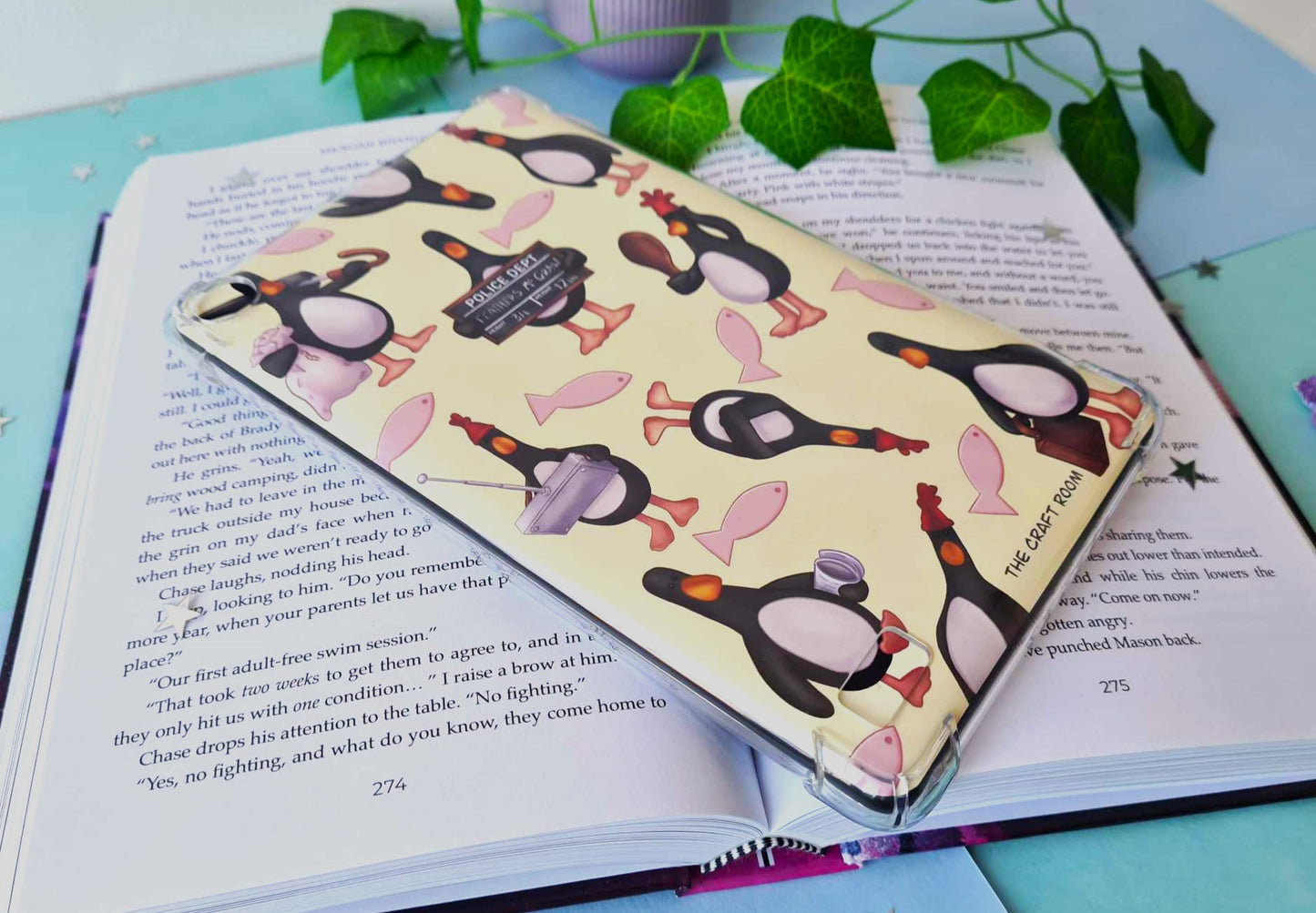 Evil Penguin Feathers Kindle Insert