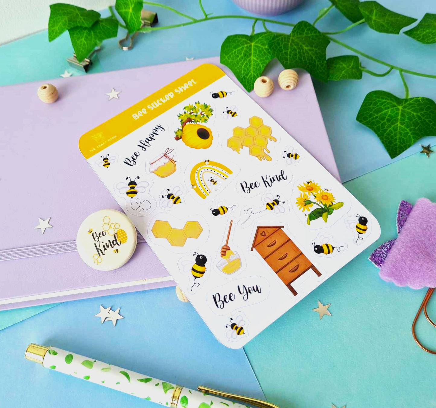 Bee Sticker Sheet