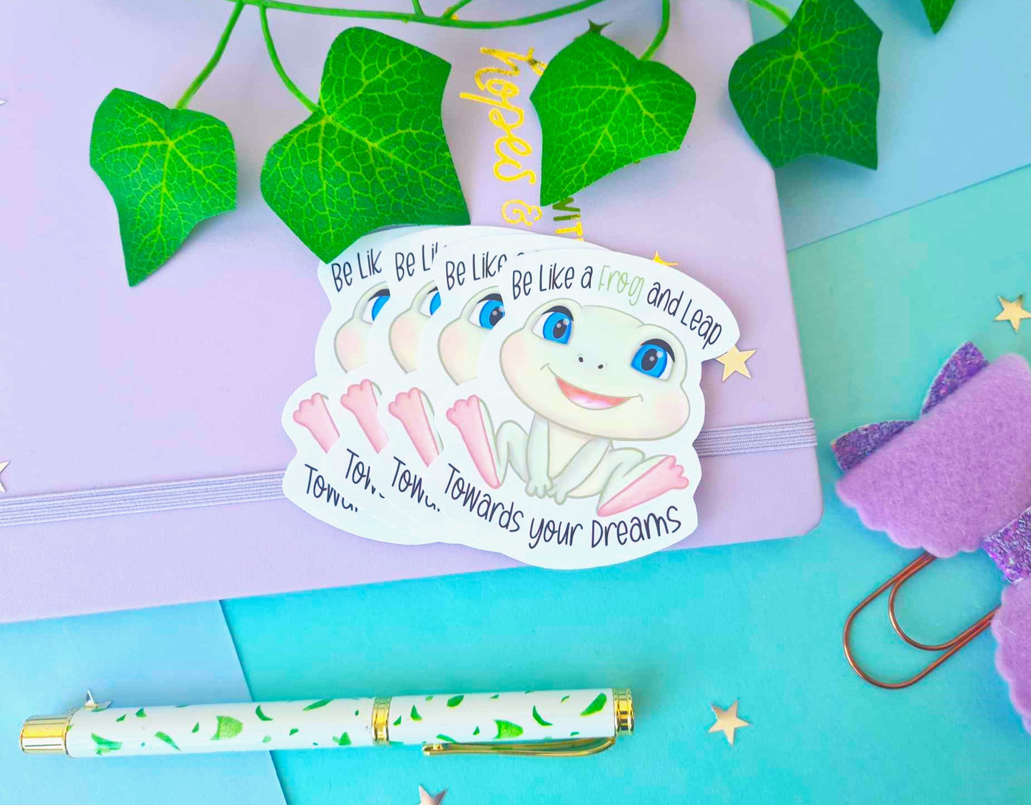 Leap Frog Vinyl Sticker