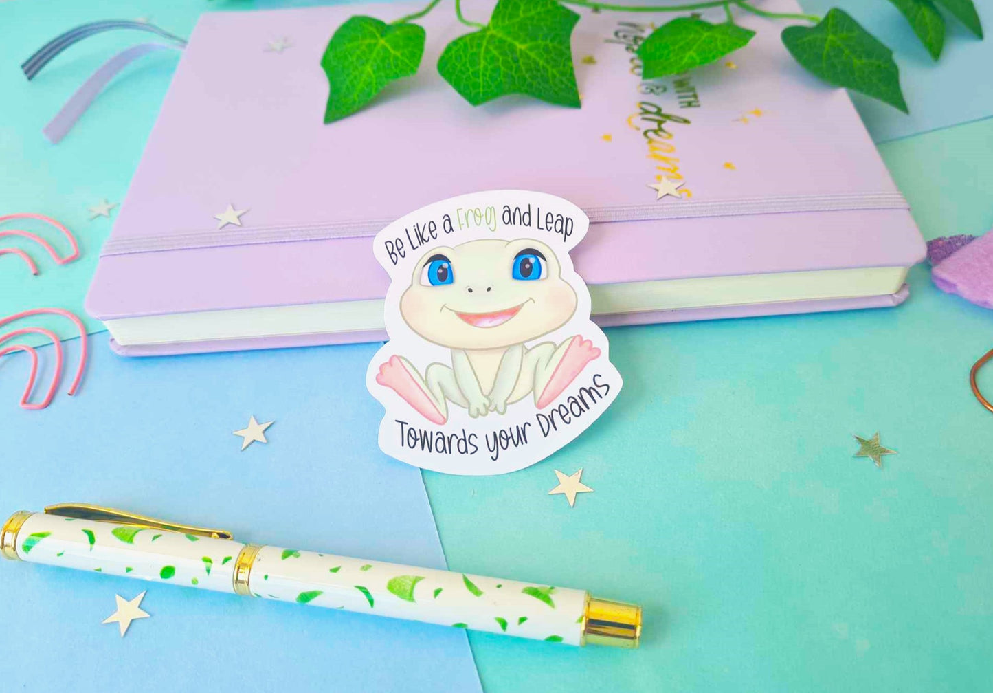 Leap Frog Vinyl Sticker