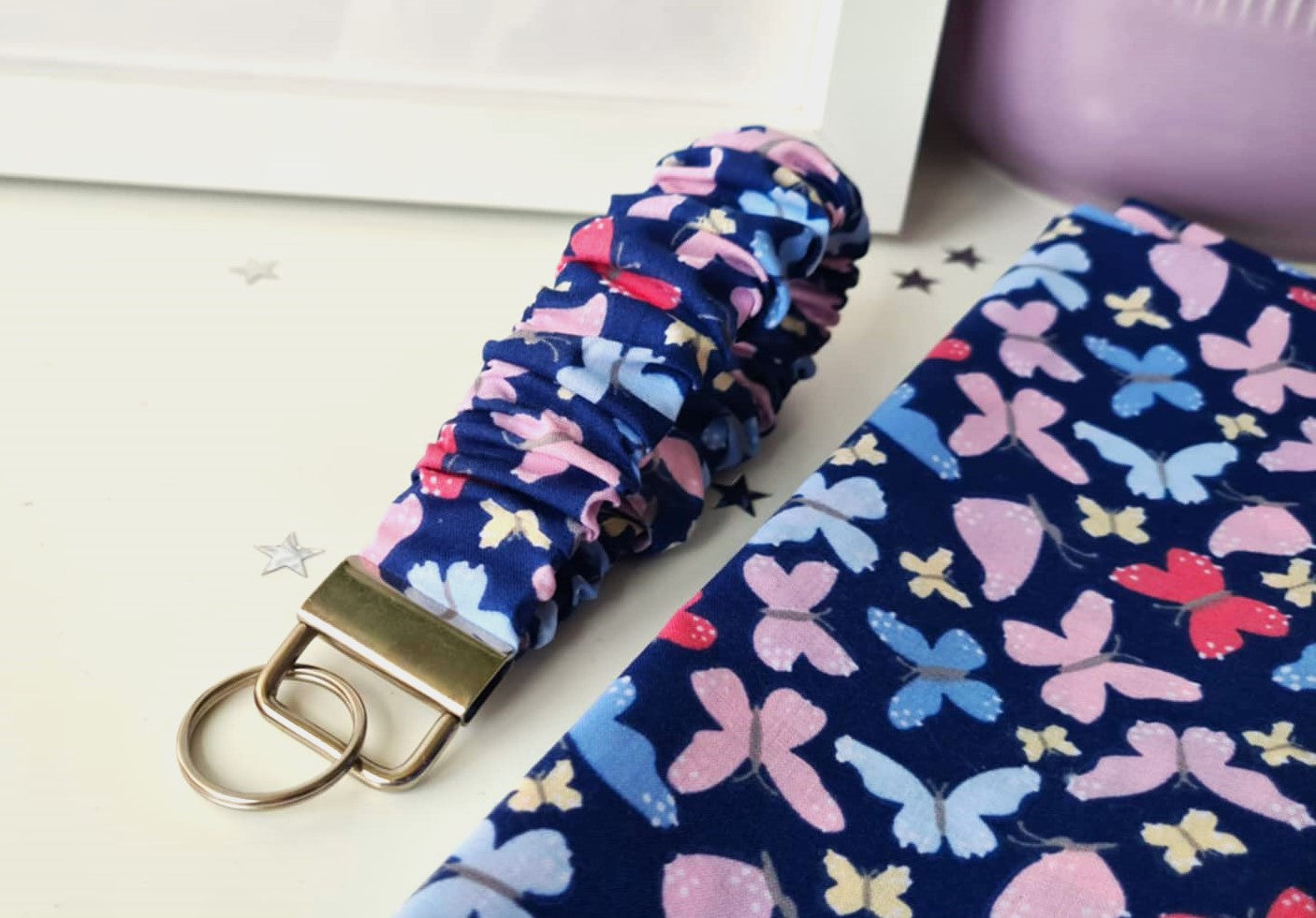 Butterfly Scrunchie Wristlet