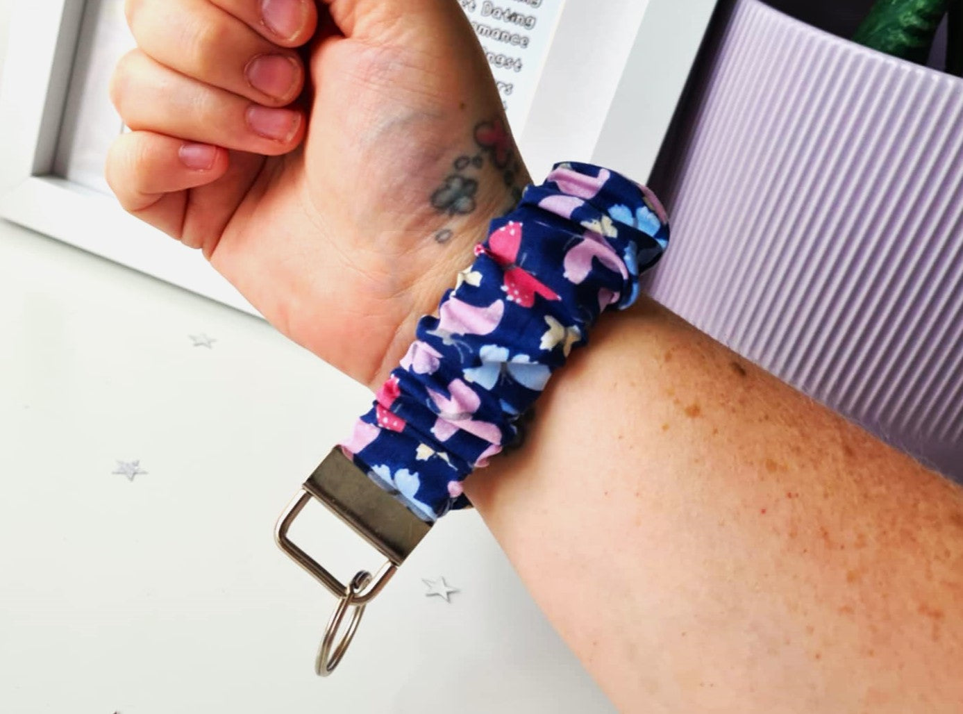 Butterfly Scrunchie Wristlet
