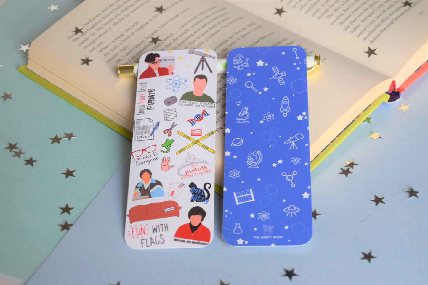 The Big Bang Theory Themed Bookmark
