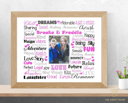 Personalised Word Art Print