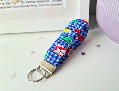 School Themed Scrunchie Wristlet