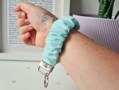 Pastel Spotty Scrunchie Wristlet