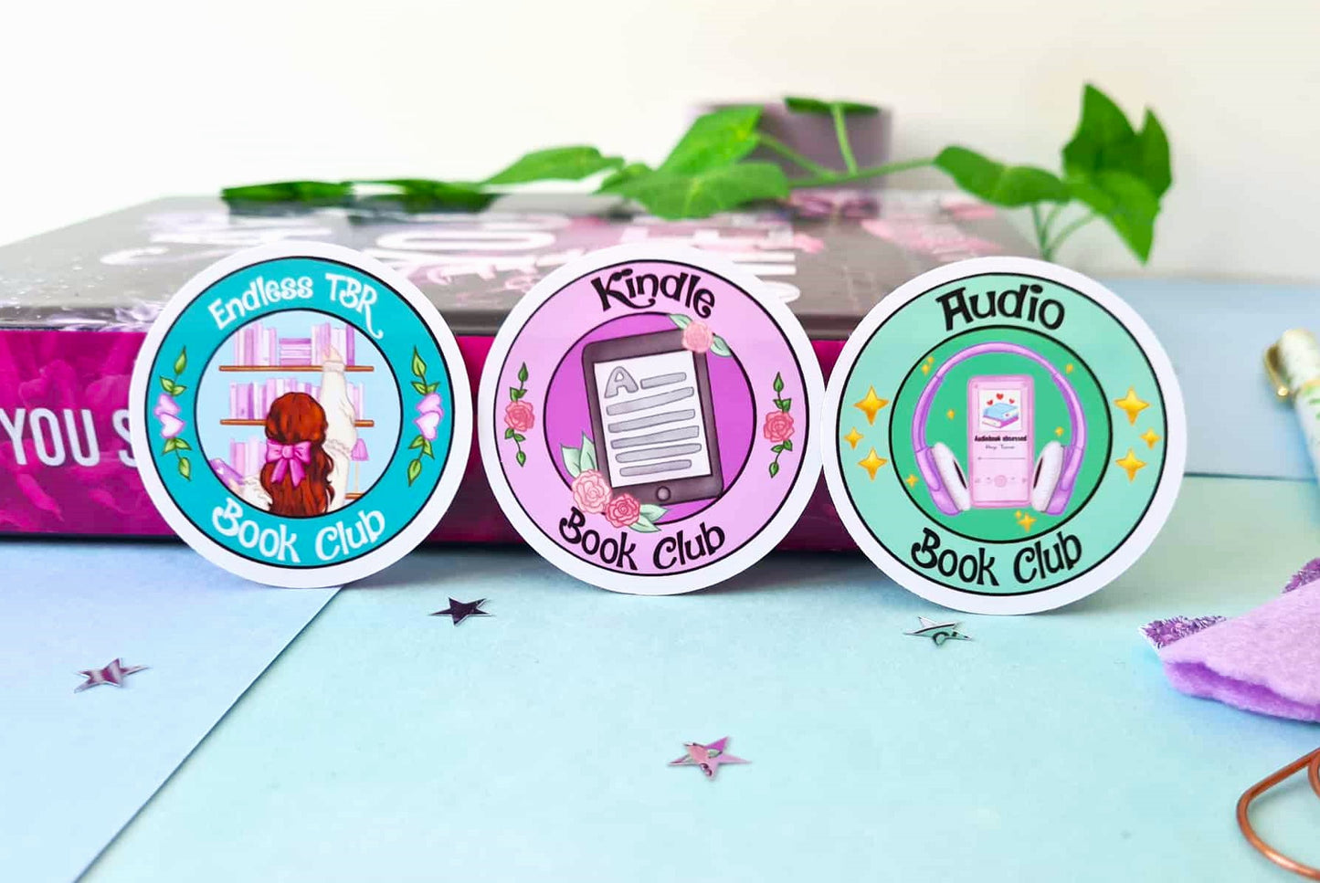 Book Club Vinyl Sticker