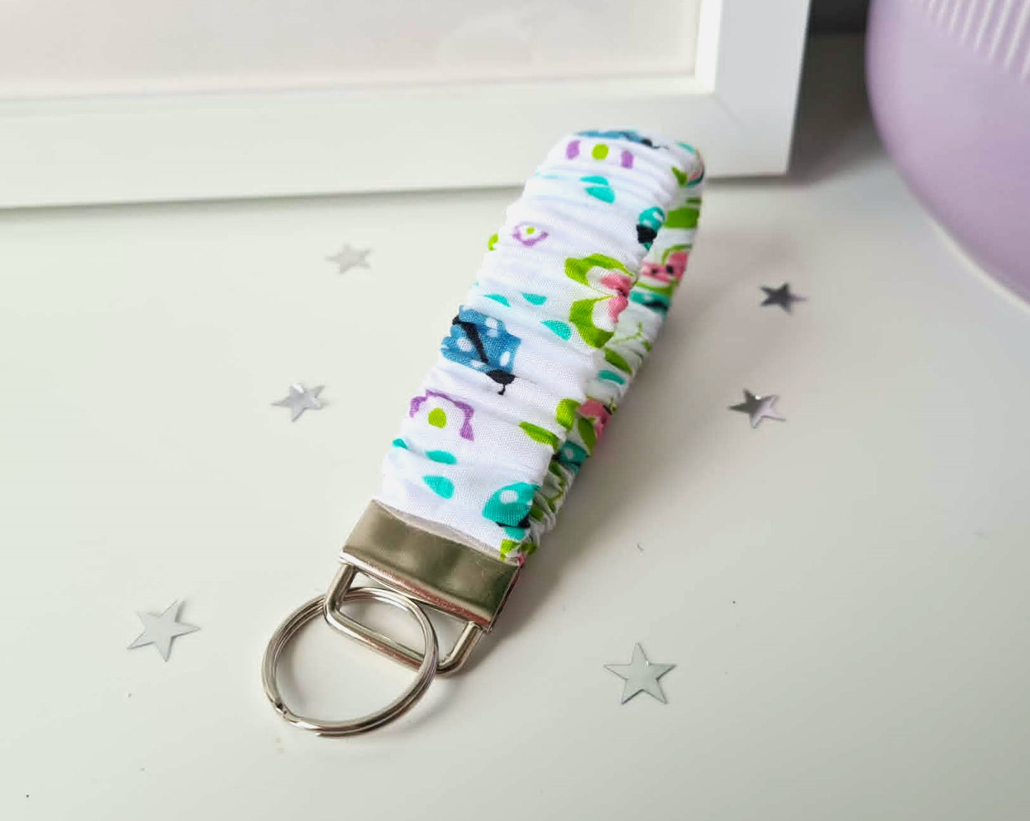 Leafy Ladybug Scrunchie Wristlet