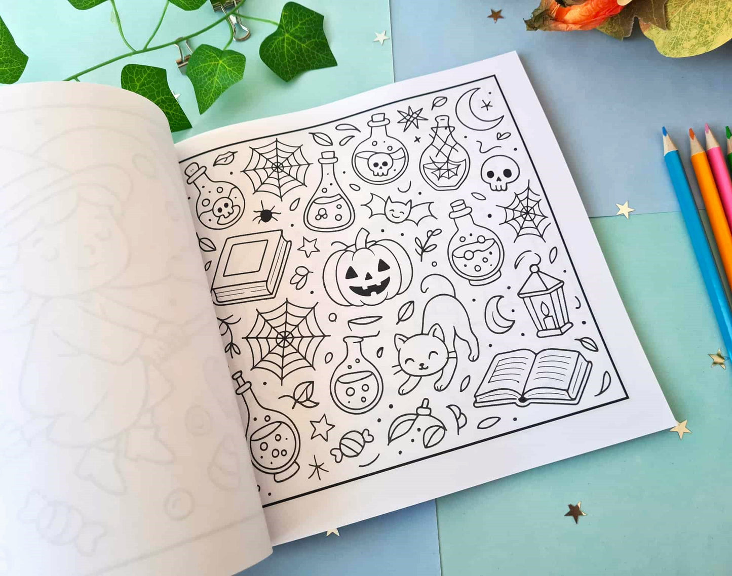 Spooky Season Colouring Book