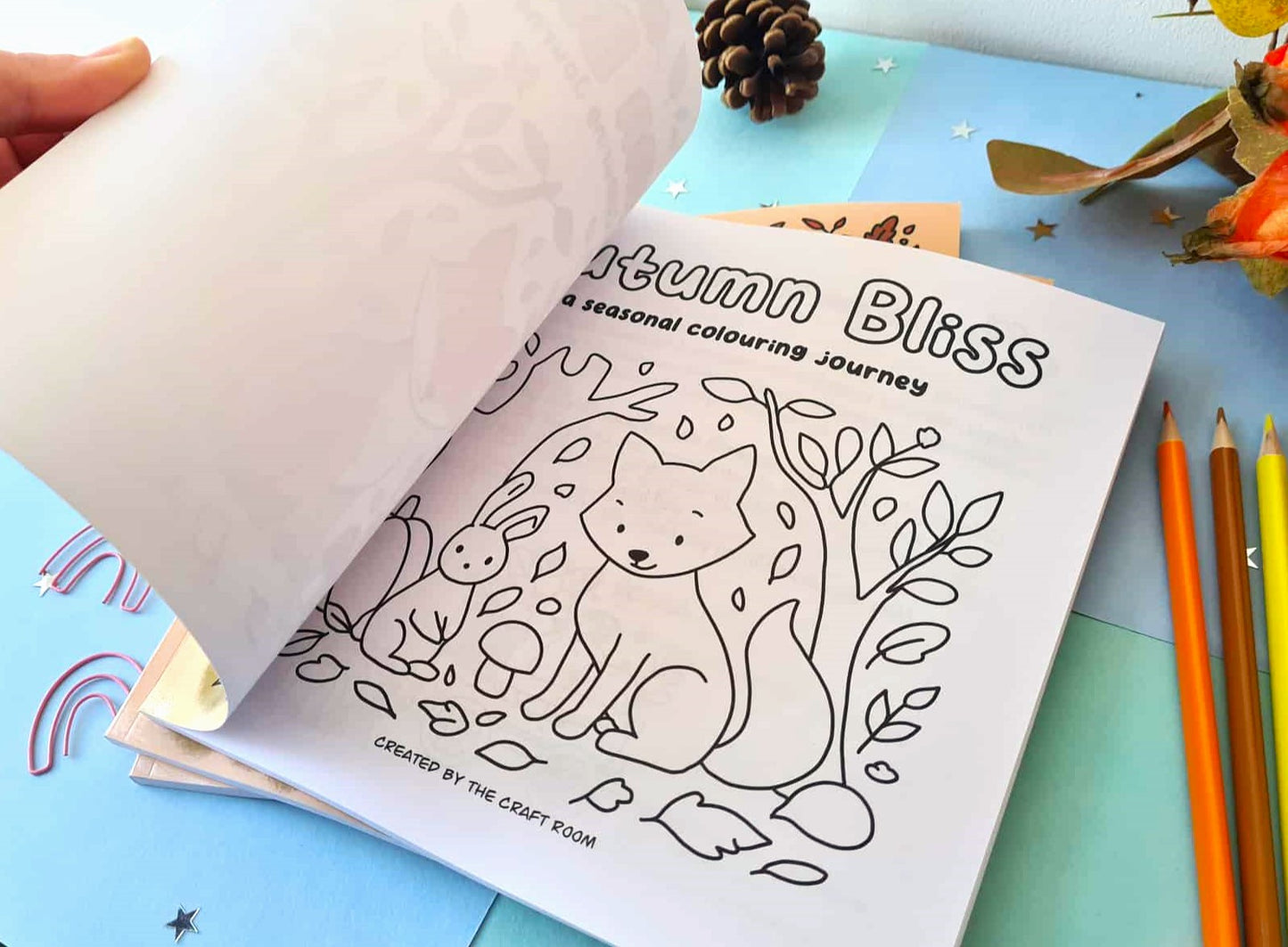 Autumn Bliss Colouring Book