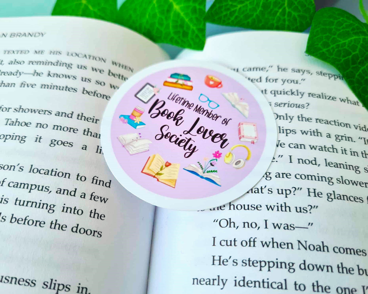 Book Lover Society Vinyl Sticker