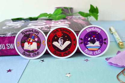 Book Club Vinyl Sticker
