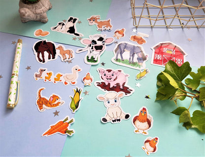 Farm Friends Sticker Pack