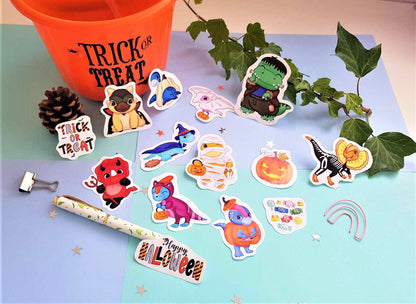 Halloween Dinosaur Sticker Pack
