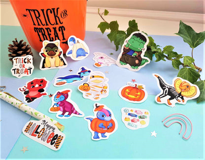 Halloween Dinosaur Sticker Pack