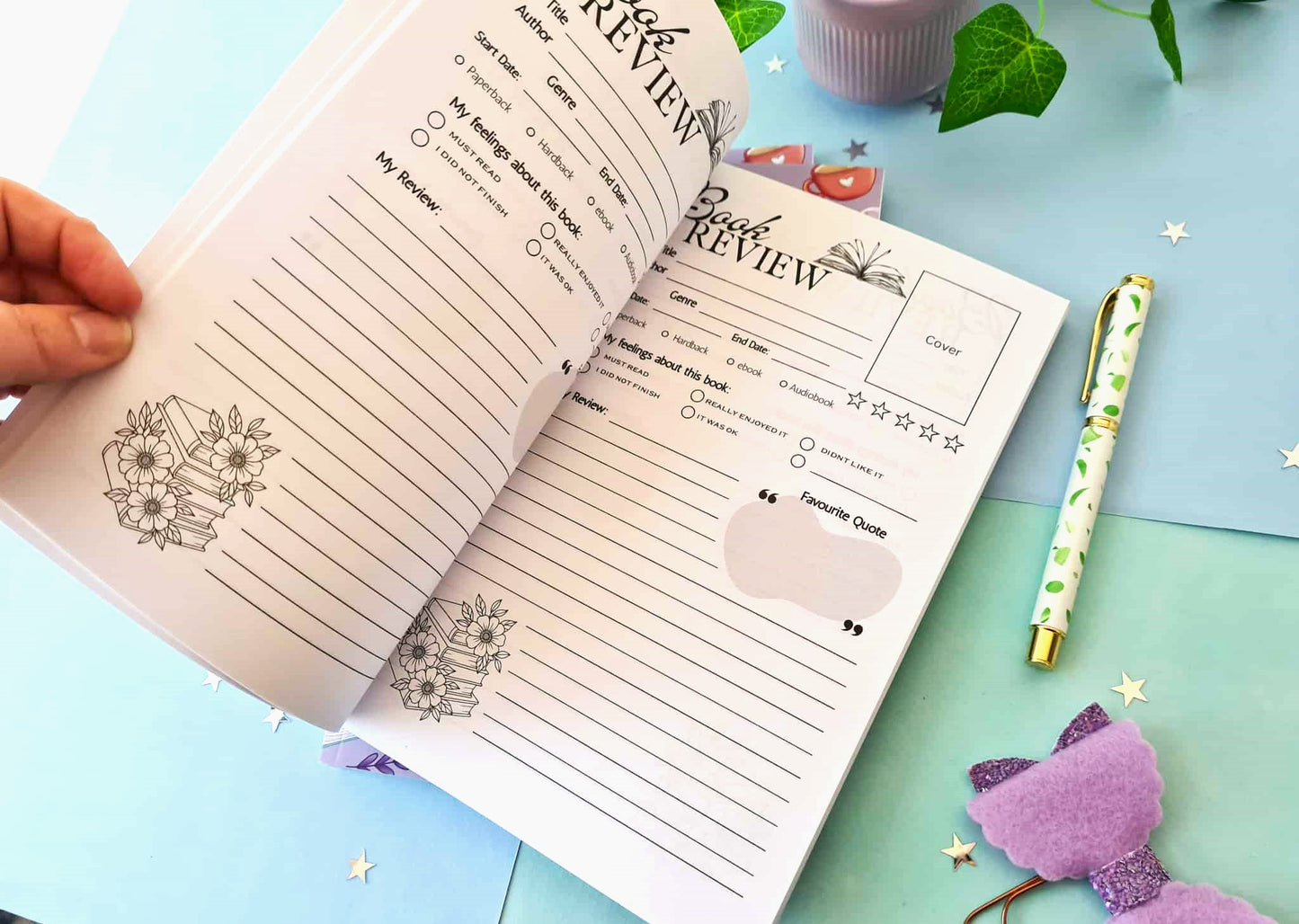 Reading Journal Notebook