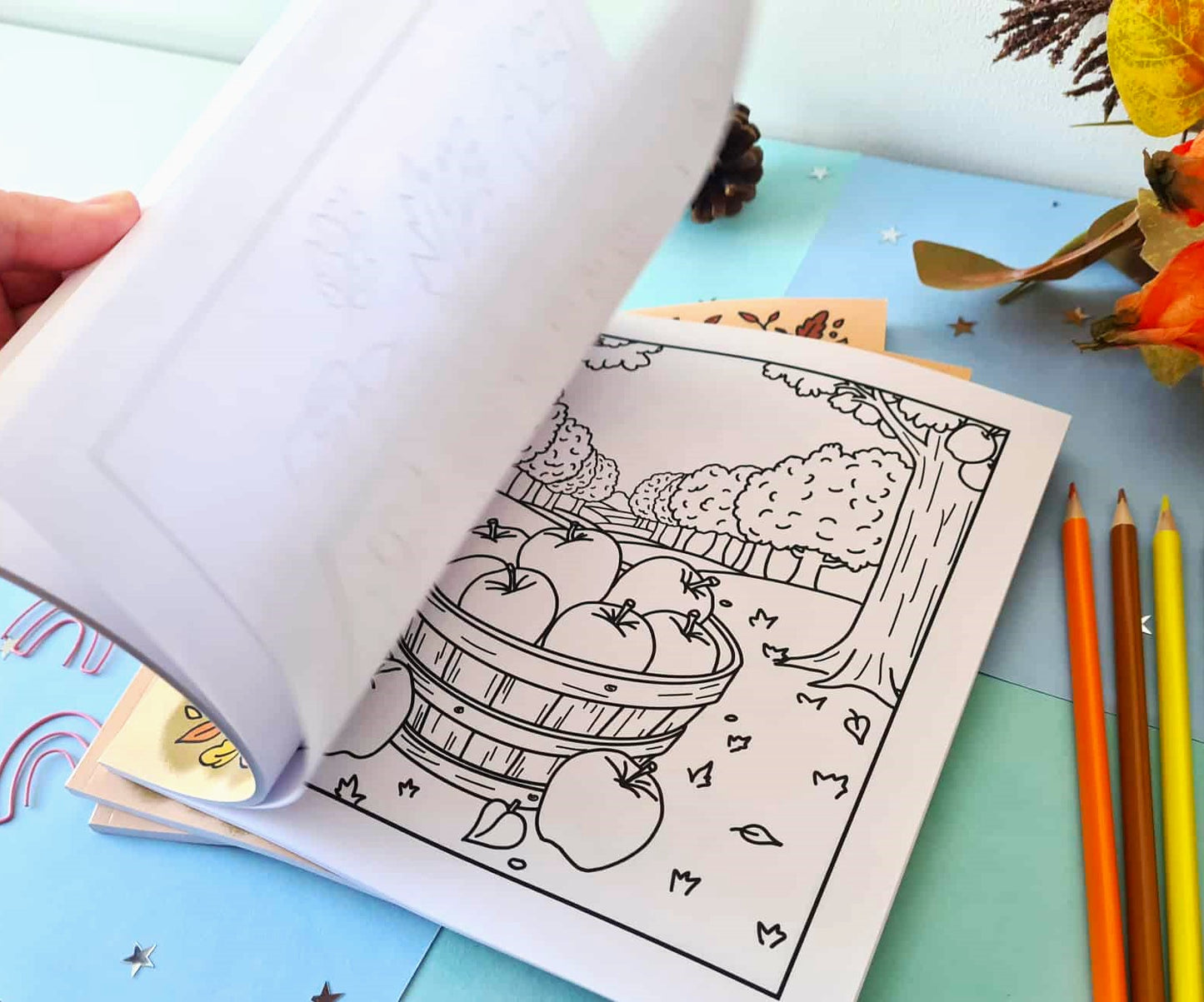 Autumn Bliss Colouring Book