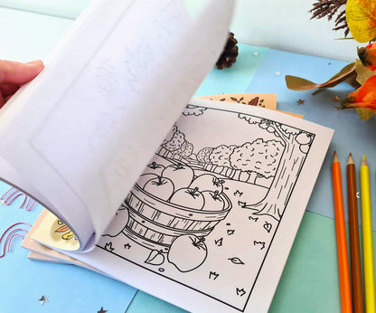 Autumn Bliss Colouring Book