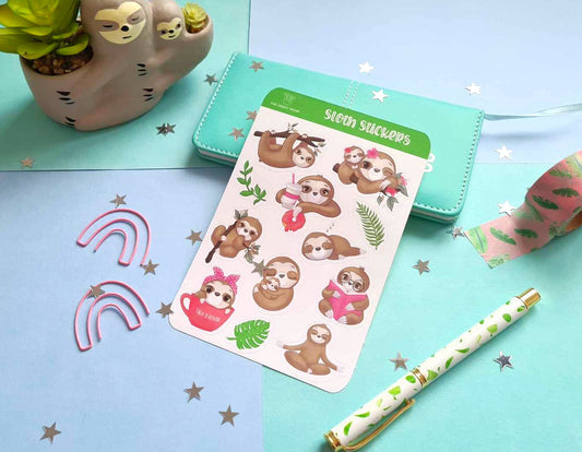 Sloth Sticker Sheet