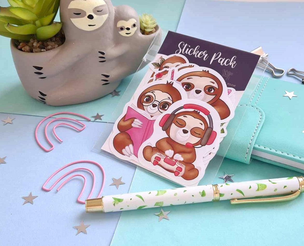 Sloth Sticker Pack