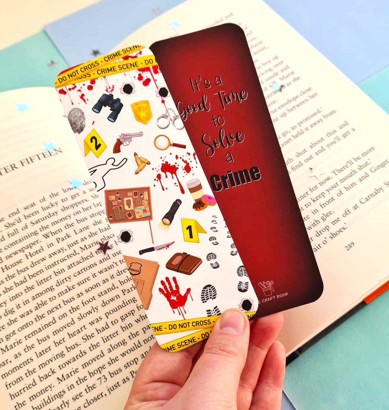 Solve a Crime Bookmark