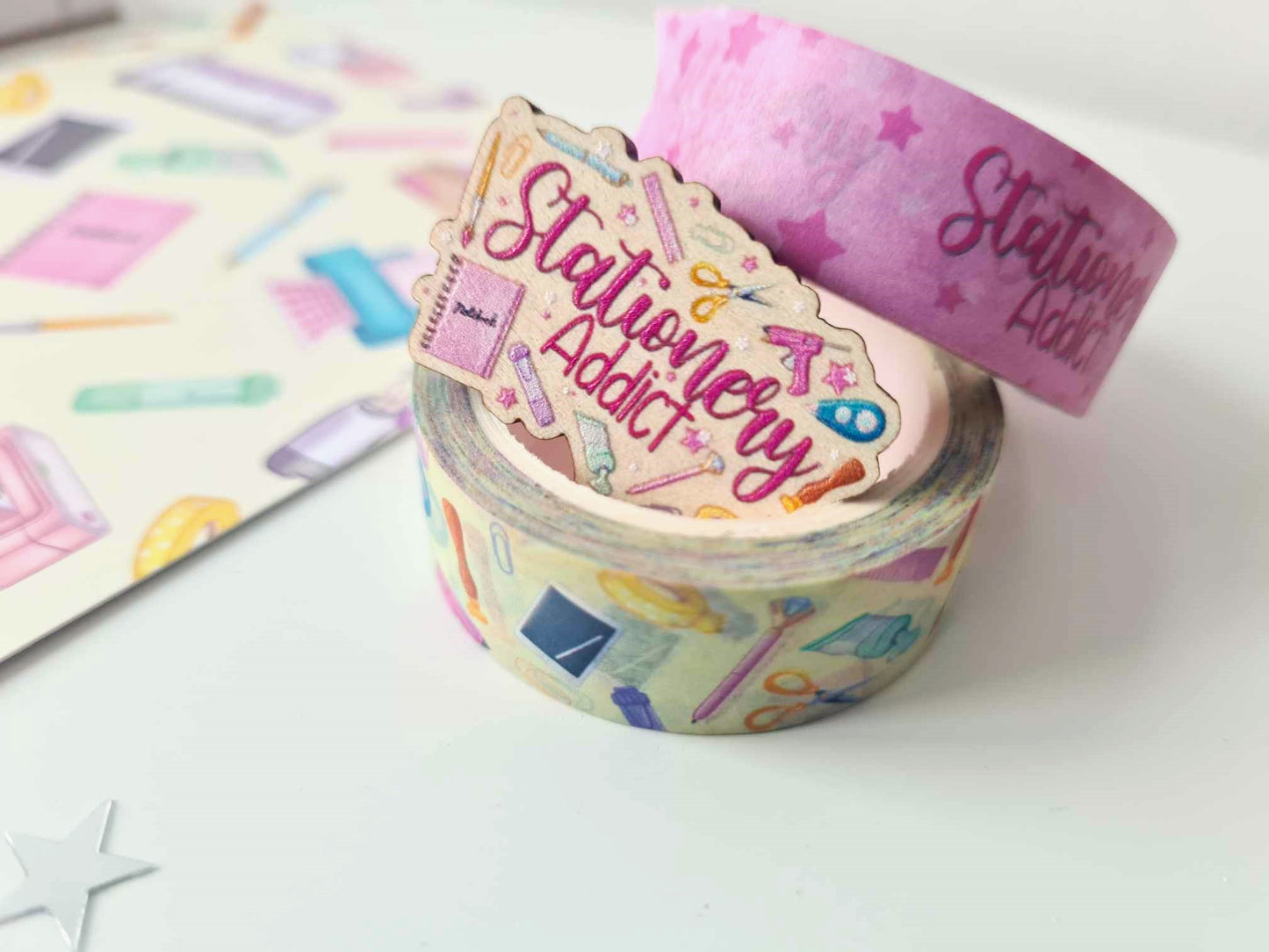 Stationery Addict Wooden Pin