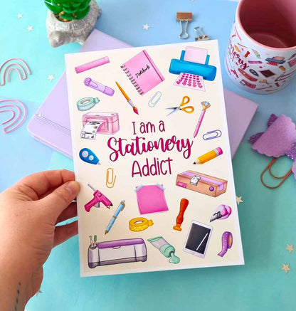 Stationery Addict A5 Art Print