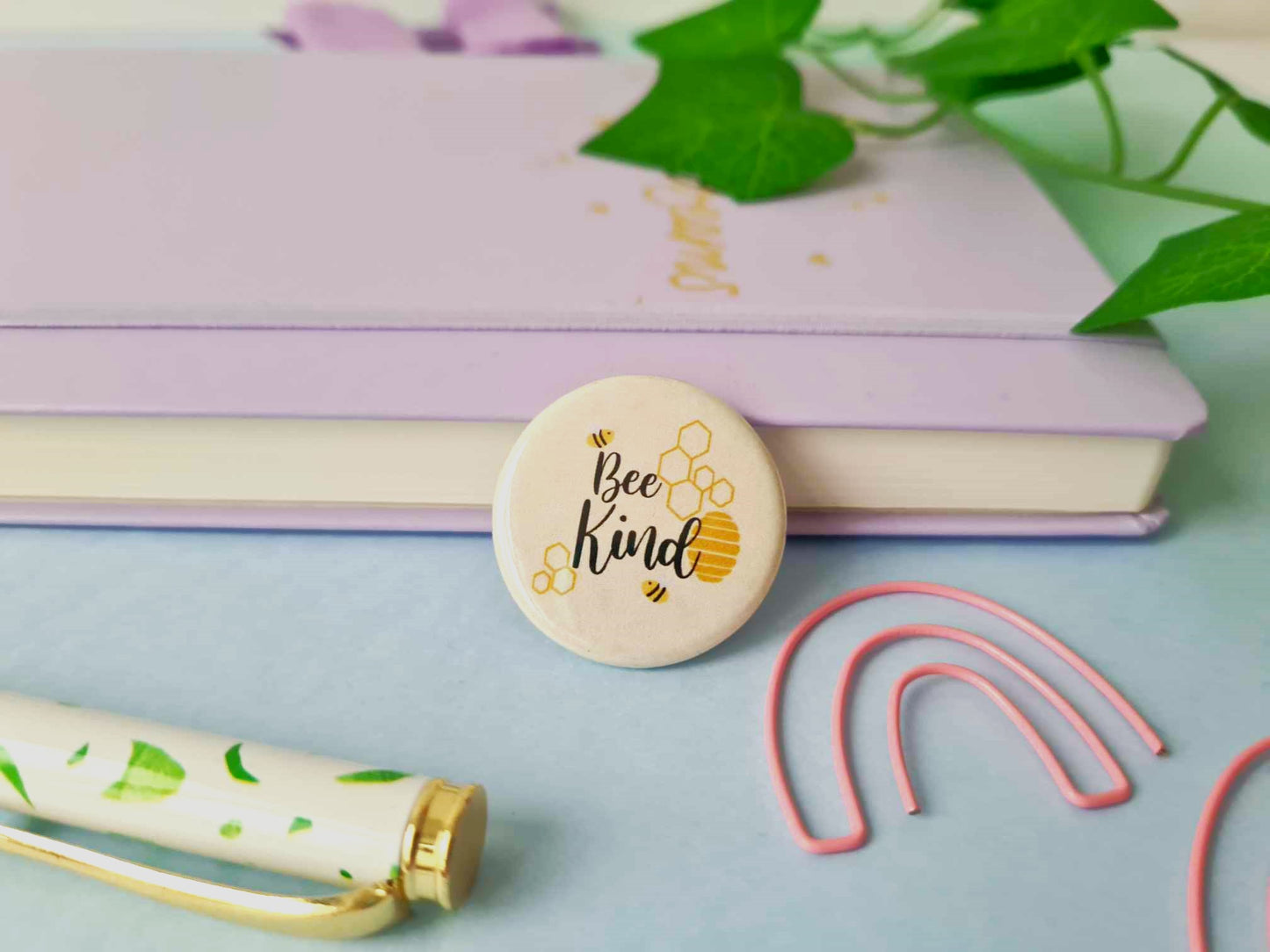 Bee Kind Button Badge
