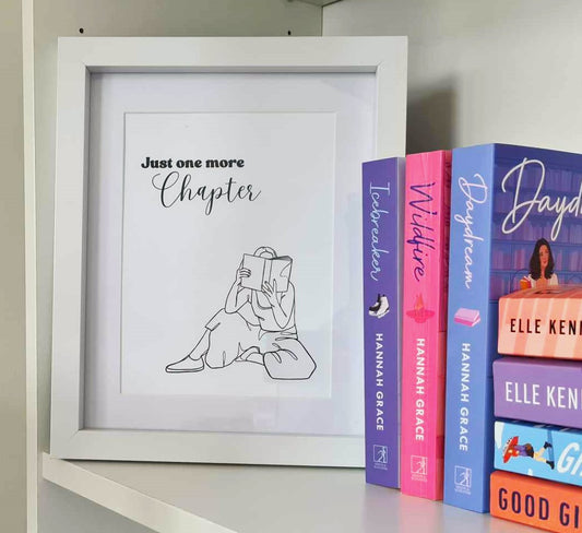 A5 Just One More Chapter Art Print