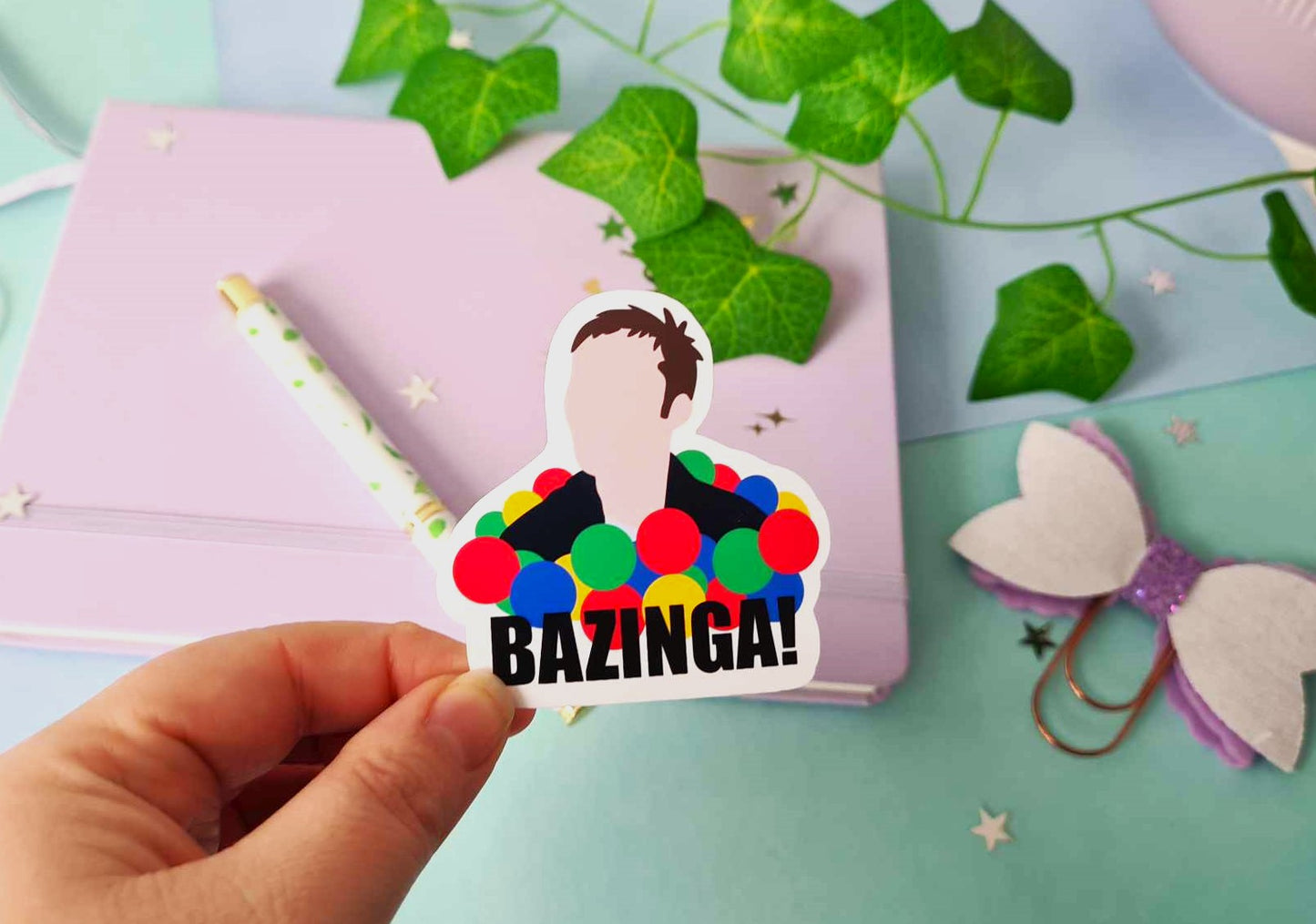 Bazinga! Vinyl Sticker