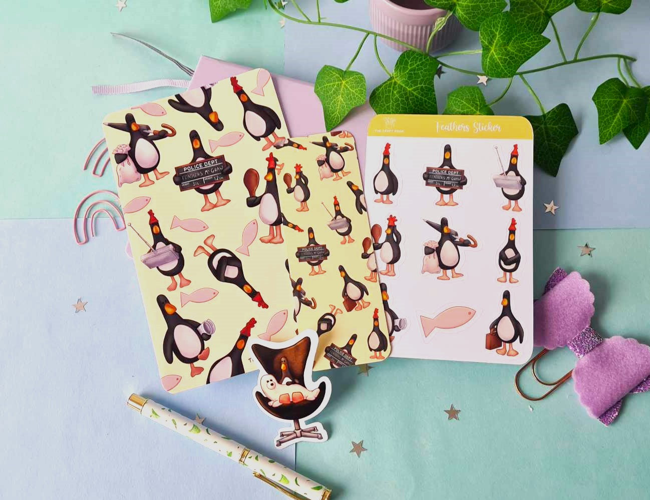 Evil Penguin Vinyl Sticker Pack