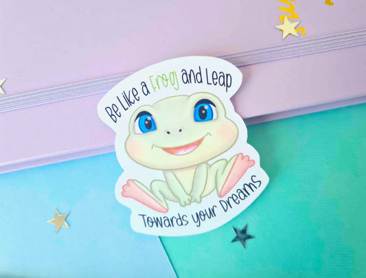 Leap Frog Vinyl Sticker