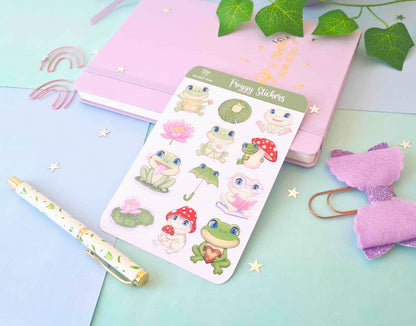 Froggy Sticker Sheet