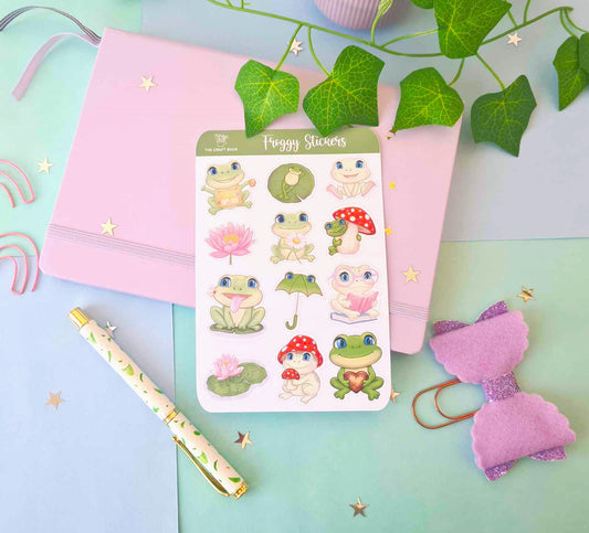 Froggy Sticker Sheet