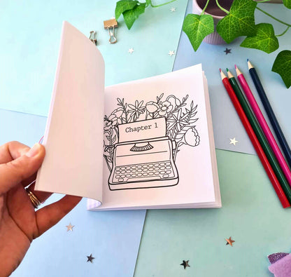 Bookish Colouring Book