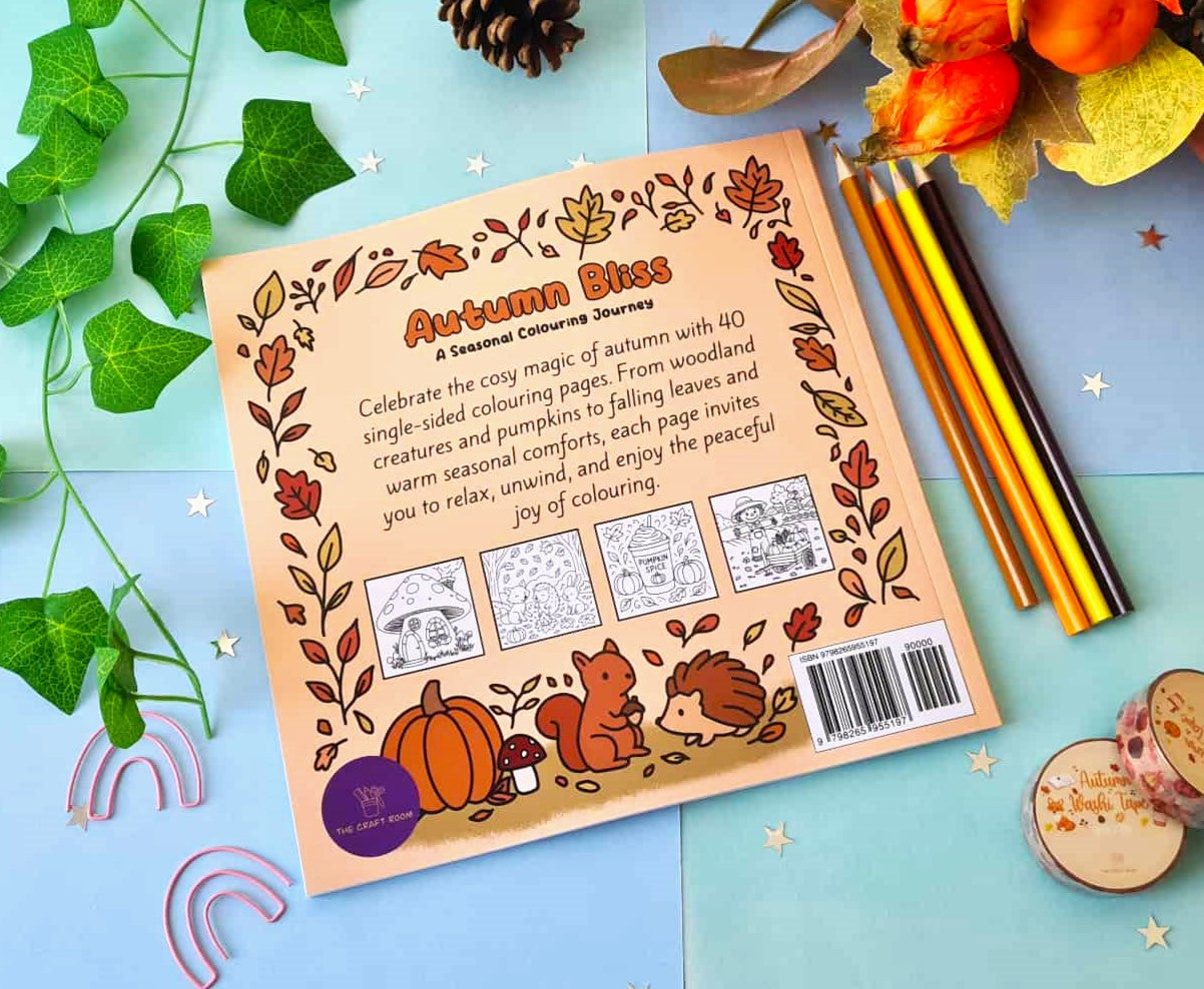 Autumn Bliss Colouring Book