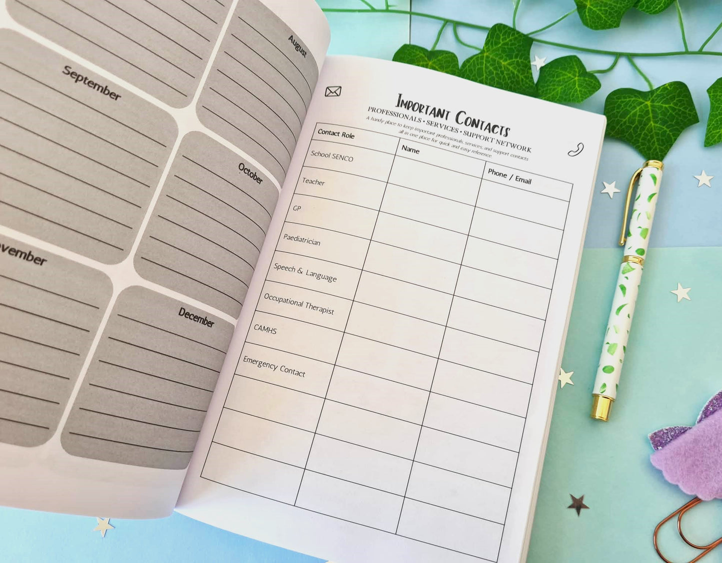SEN Parent Support Planner