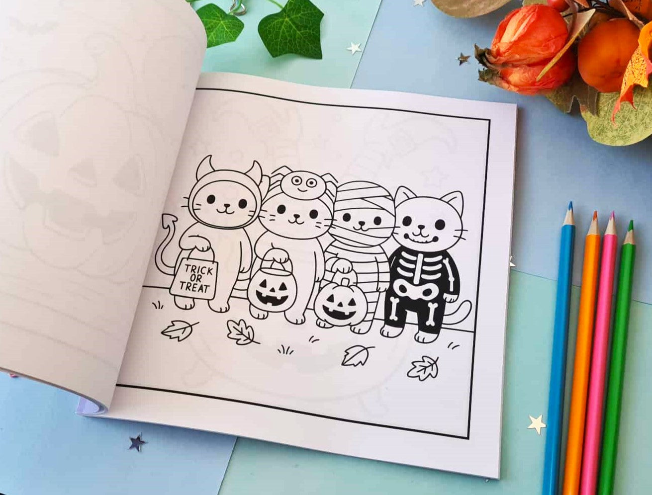 Spooky Season Colouring Book