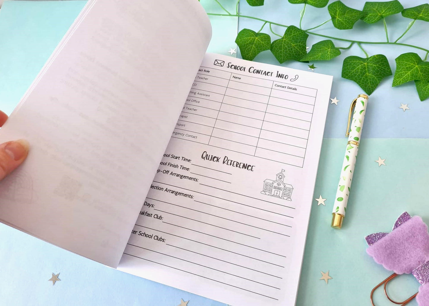 SEN Parent & School Communication Book